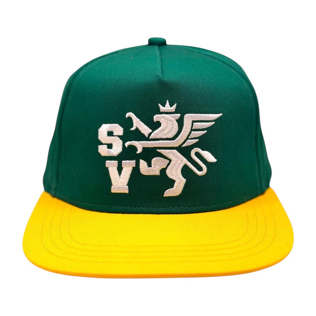 Saint Vanity Griffin Green Yellow Hat
