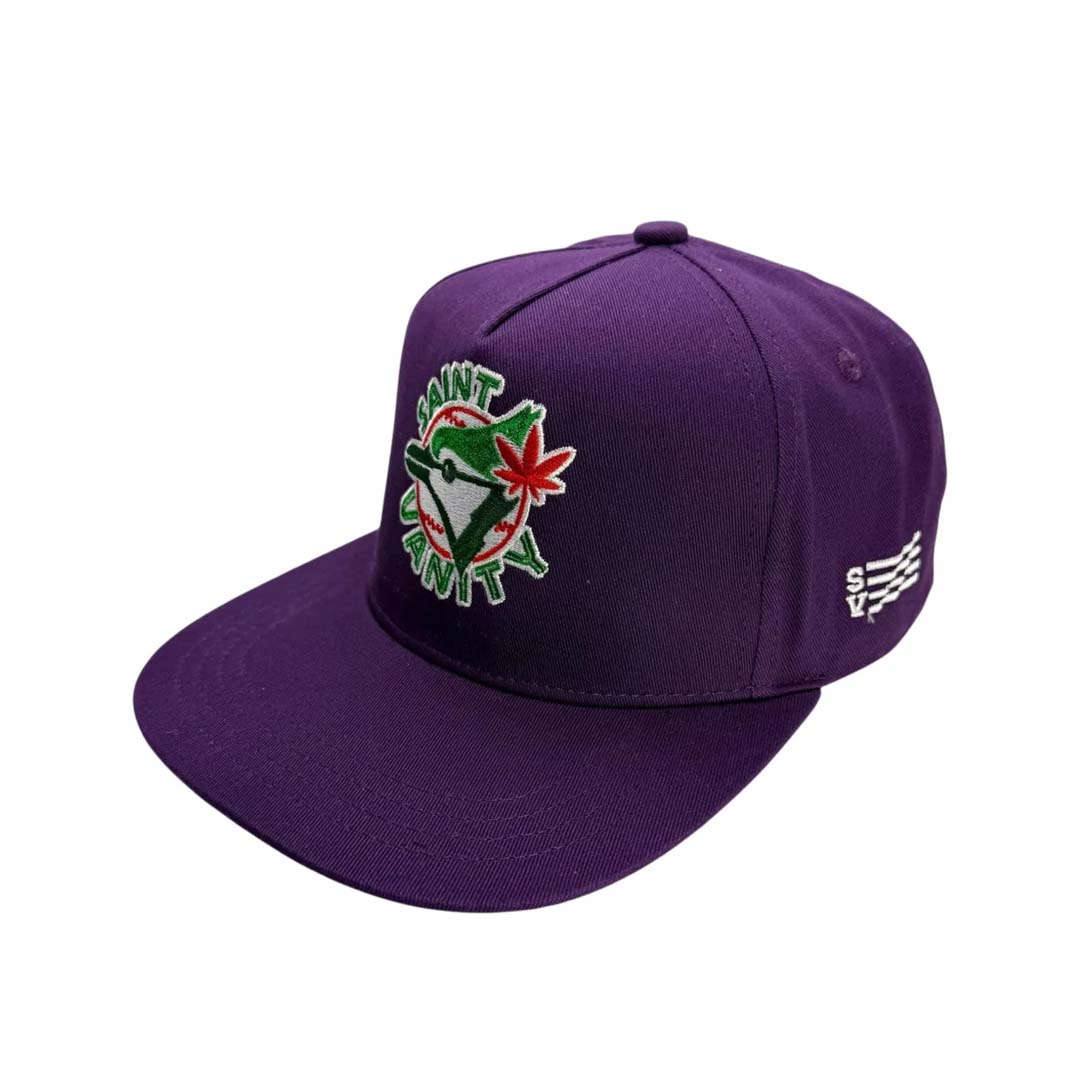 Saint Vanity Purple Snapback Hat