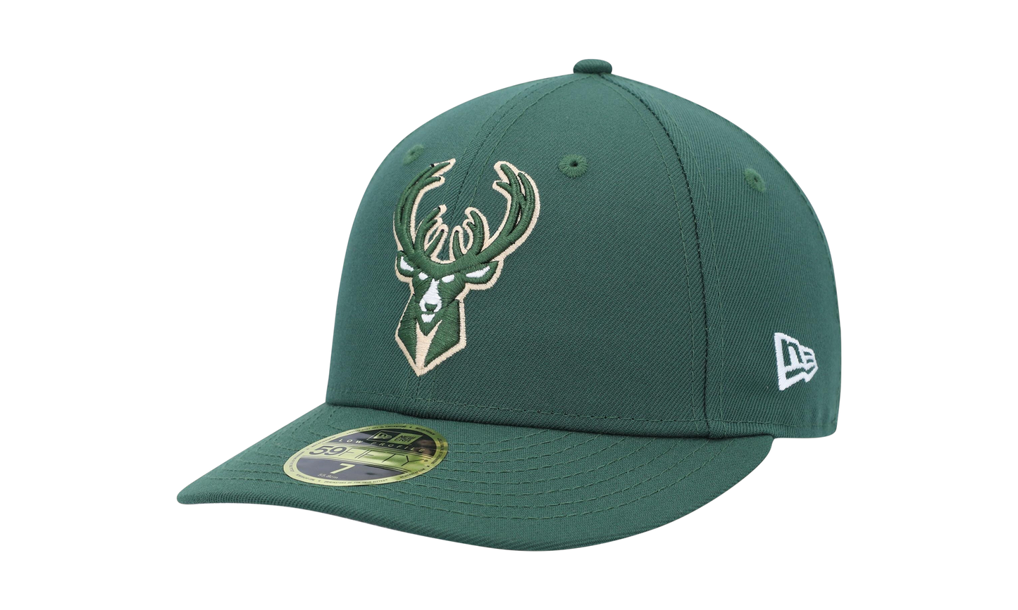 59FIFTY Milwaukee Bucks Basic Team Color Fitted Hat "Green" NE1048