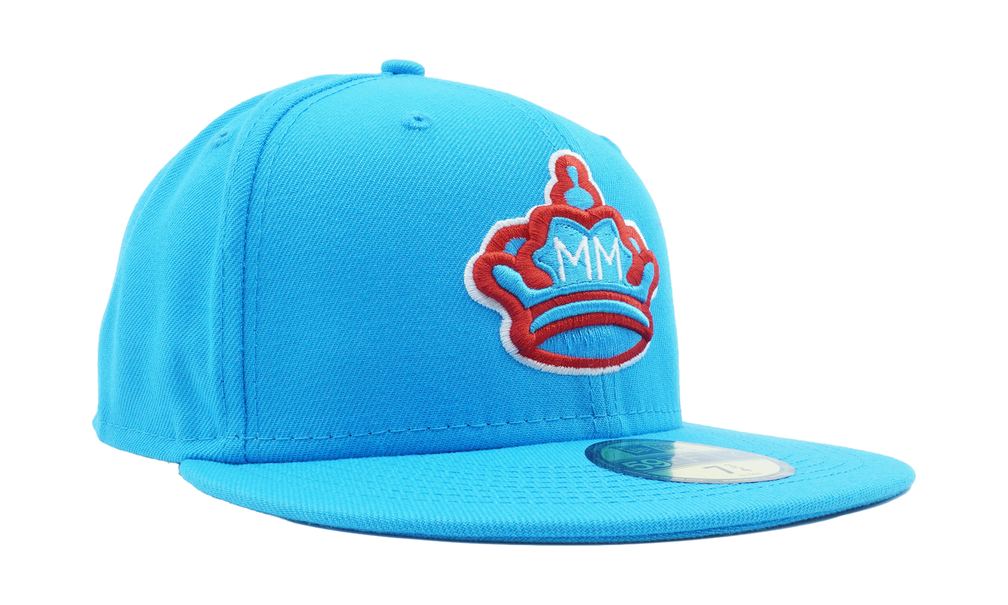 59FIFTY Miami Marlins 'City Connect' Fitted Hat "Sky Blue" NE1052