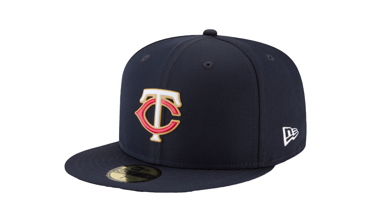 59FIFTY Minnesota Twins Authentic BP Fitted Hat "Navy / Black - Top Button" NE653