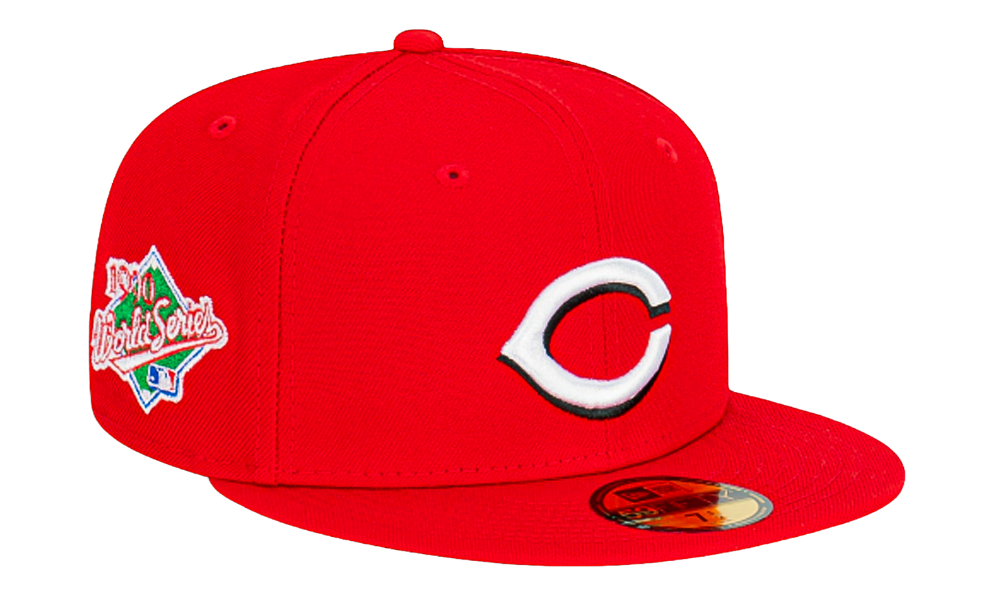 59FIFTY Cincinnati Reds 1990 World Series Fitted Hat "Red / White - Under Brim" NE843