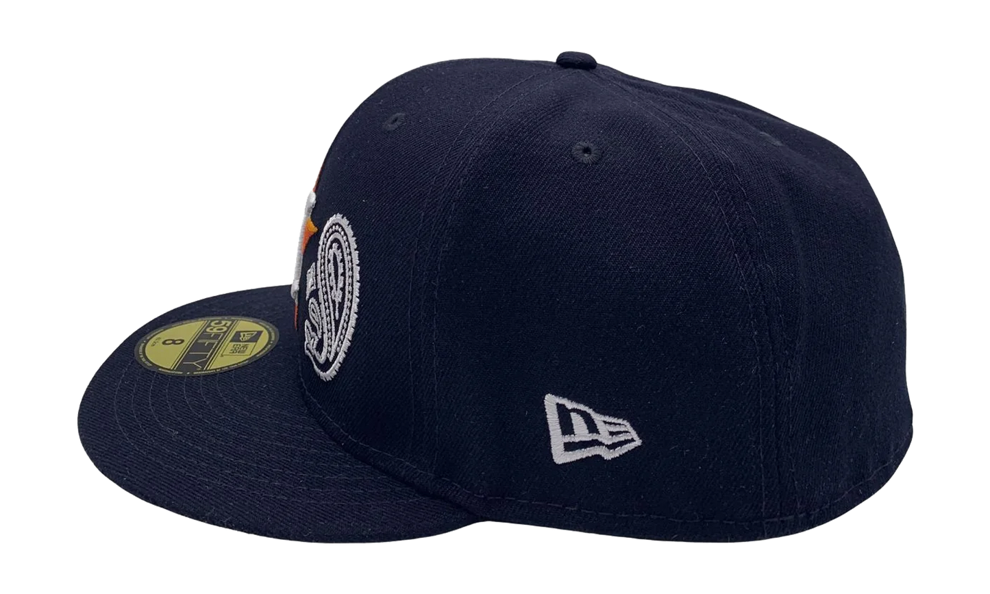 59FIFTY Houston Astros Patchwork Bottom Fitted Hat "Navy Blue / Multicolor" NE524