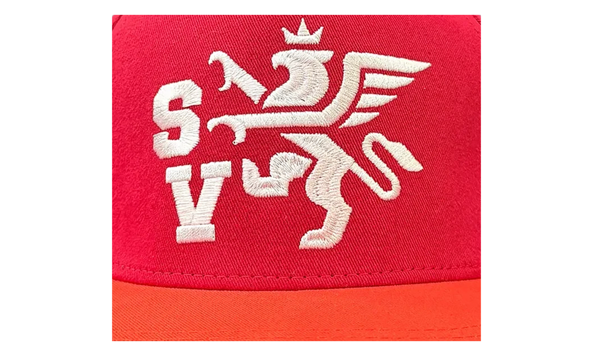 Griffin Red Orange Snapback Hat "Red Orange" SV077