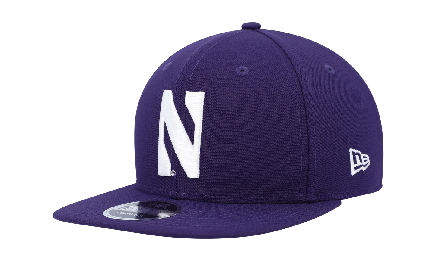 9FIFTY Northwestern Wildcats Snapback Hat "Purple" NE1029