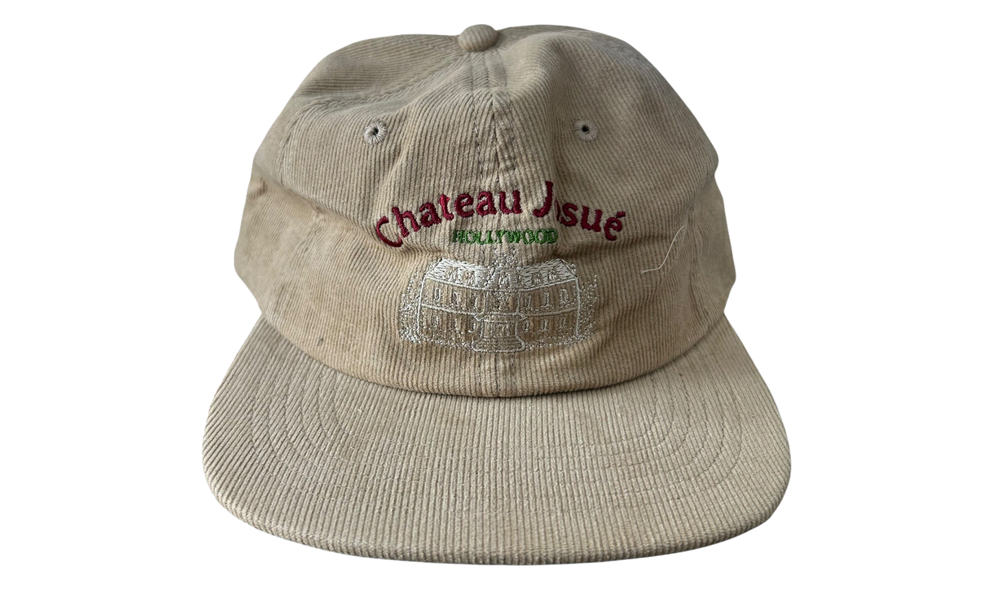 Chateau Josue Embroidered Corduroy Hat "Beige & Multicolor" GD358