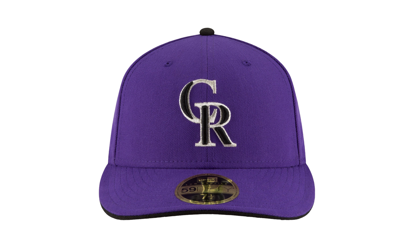 59FIFTY Colorado Rockies 2017 Low Profile Authentic Fitted Hat "Purple" NE973