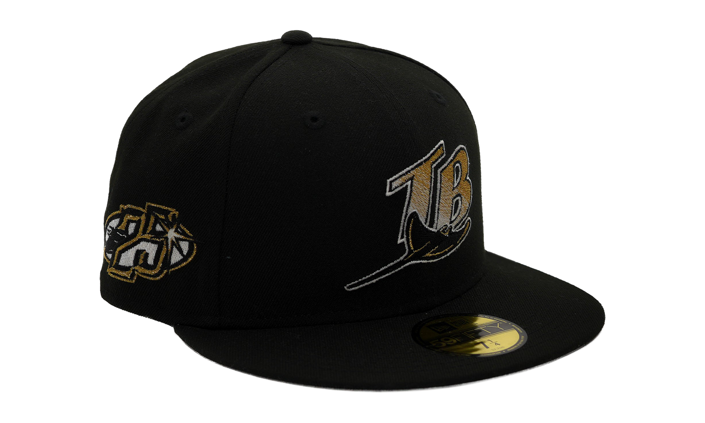 5950 Tampa Bay Rays Fitted Hat "25 Seasons" "Metallic Gold - FRSH Exclusive" NE1215
