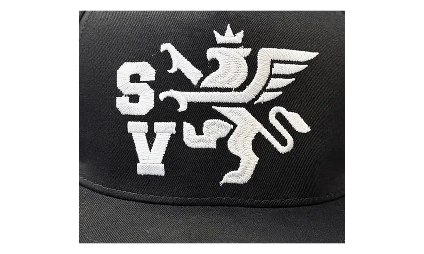 Griffin Black White Snapback Hat "Black White" SV079