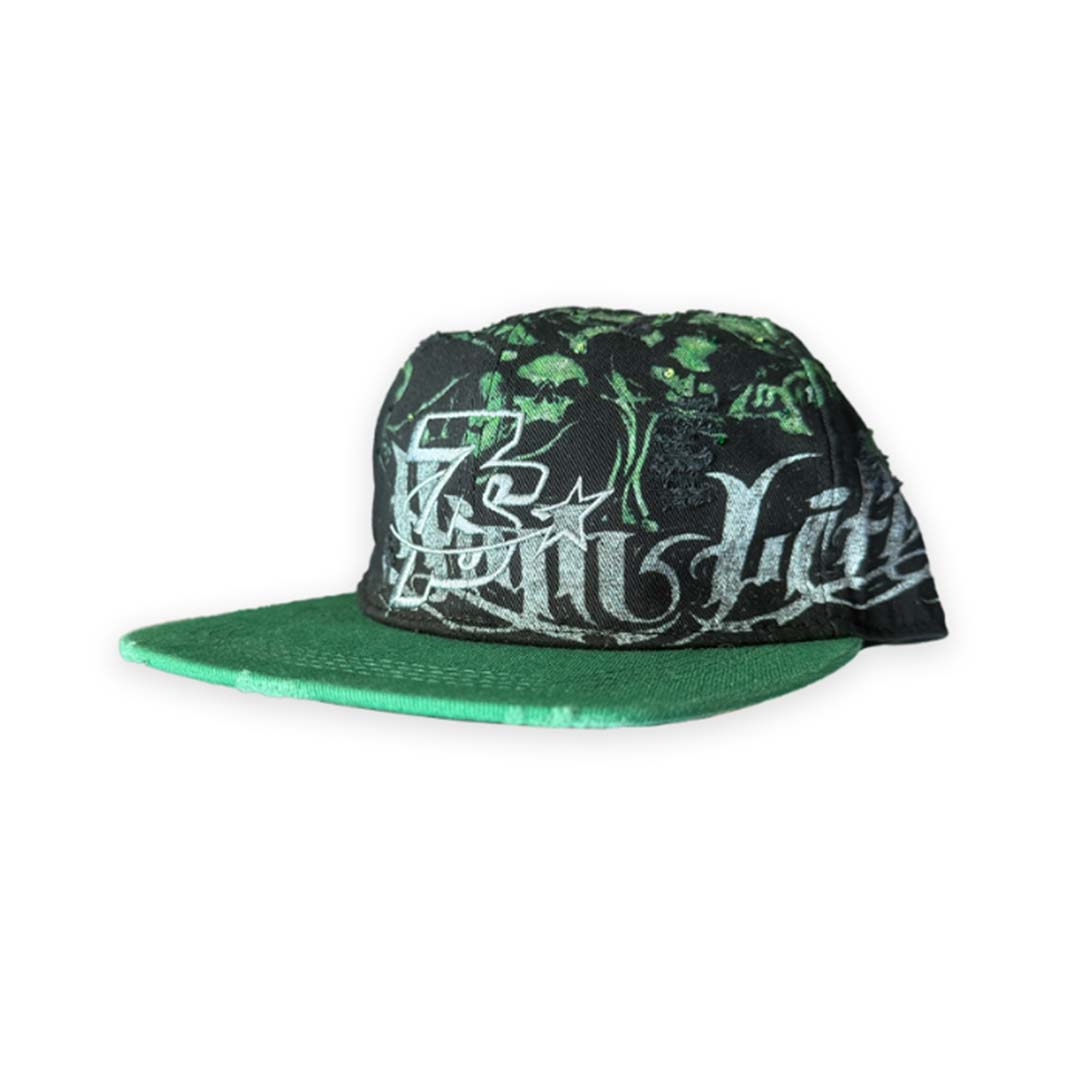Triple Sevens Reaper Black Green Hat