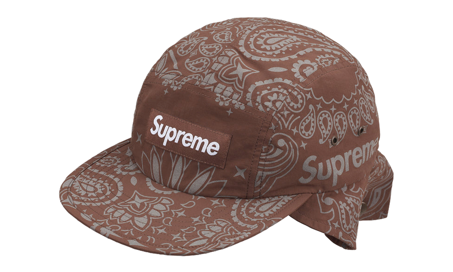 Reflective Bandana Sunshield Camp Cap "SS26 - Brown" SU27764
