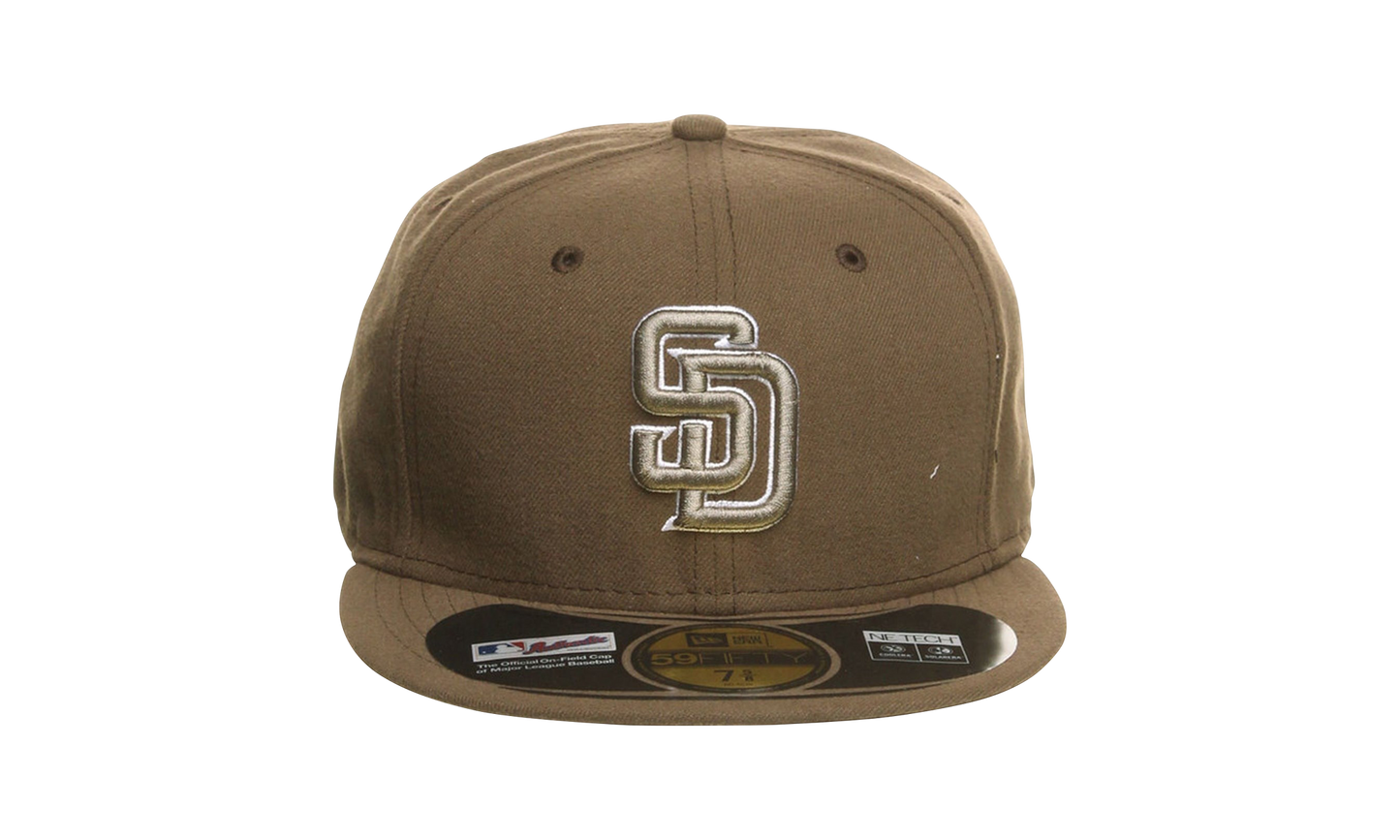 59FIFTY San Diego Padres Authentic Fitted Hat "Brown / Black - Under Brim" NE931