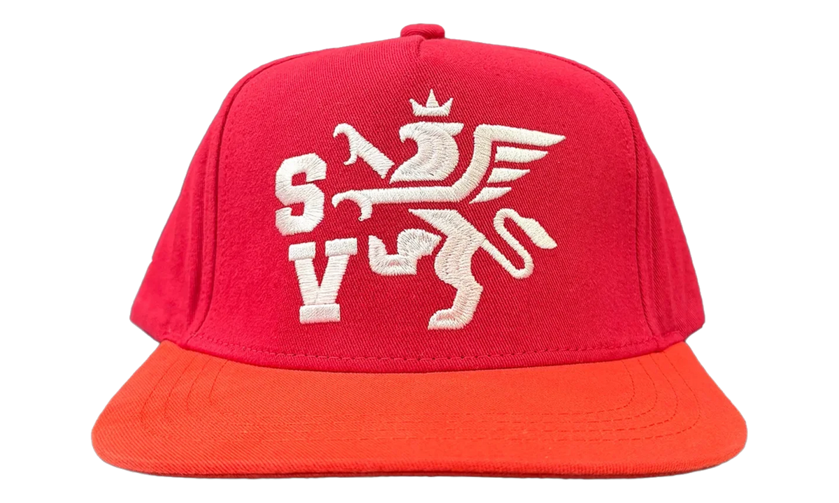 Griffin Red Orange Snapback Hat "Red Orange" SV077