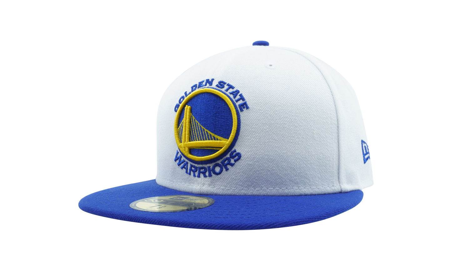 59FIFTY Golden State Warriors Fitted Hat "White / Blue" NE652