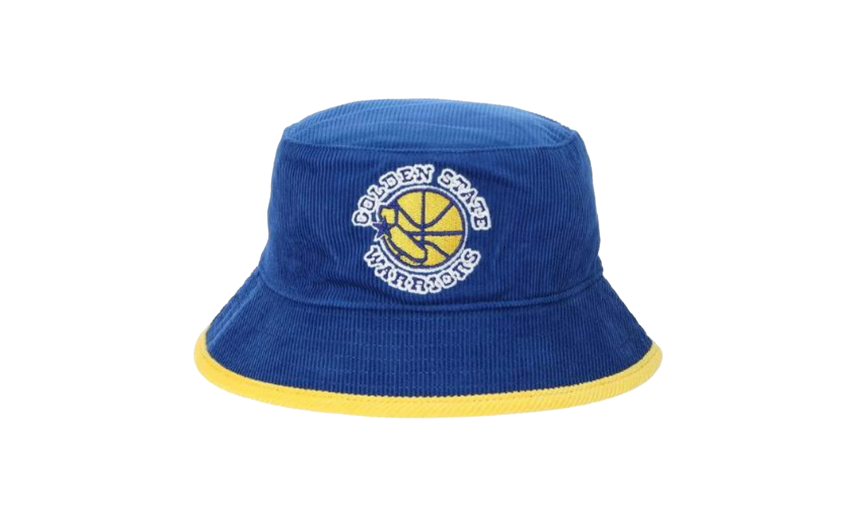 NBA Hardwood Classics Team Cord Bucket Hat "Golden State Warriors - Royal" HBKB5809 GSWYYPPPROYA