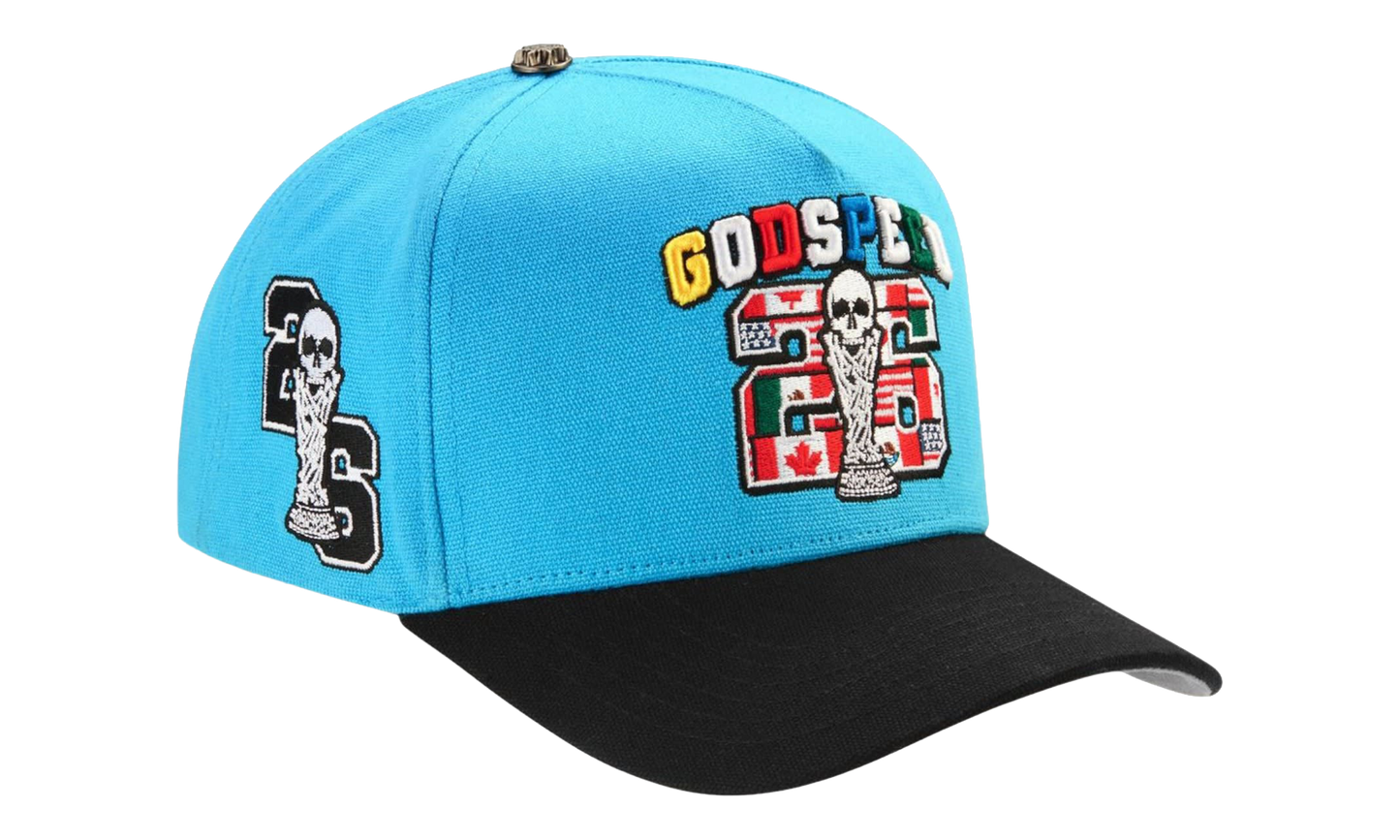 26 World Cup Hat "Aqua / Black" GS546