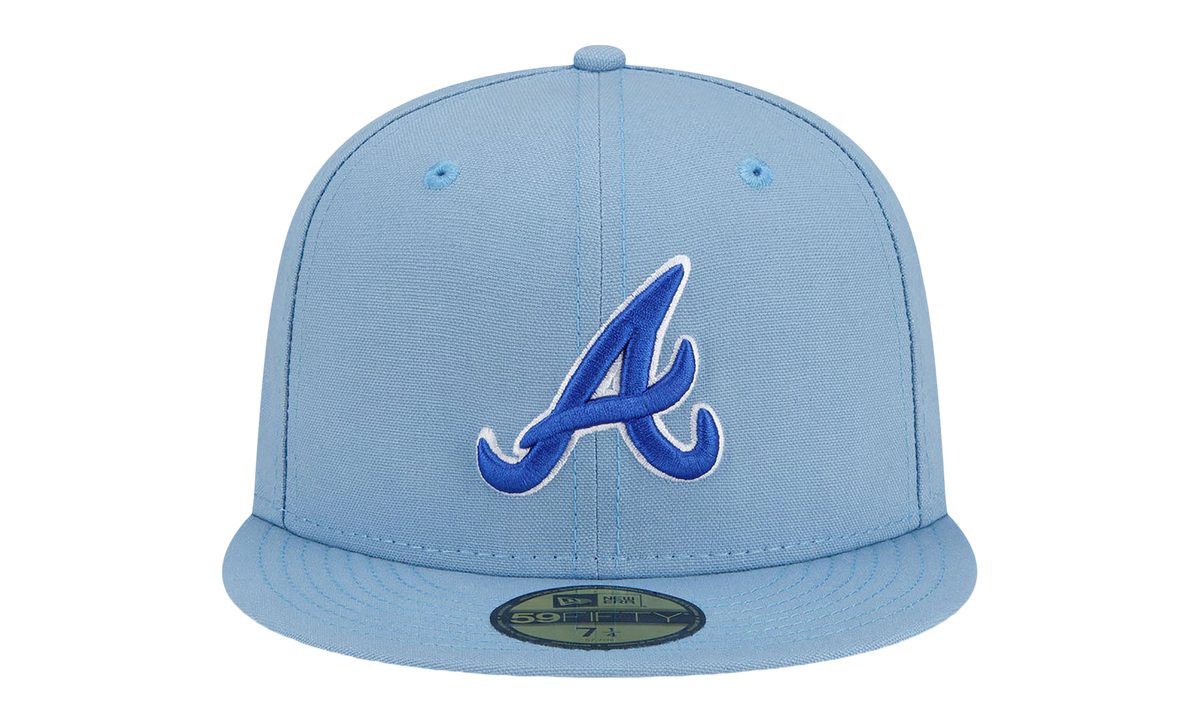 59FIFTY MLB ATLANTA BRAVES FITTED HAT "ERIC EMANUEL - Light Blue" EE433