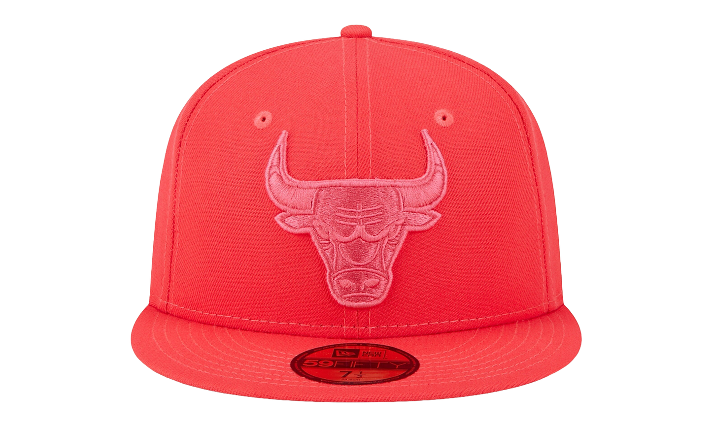 59FIFTY Chicago Bulls Color Pack Fitted Hat "Red / Grey - Under Brim" NE892