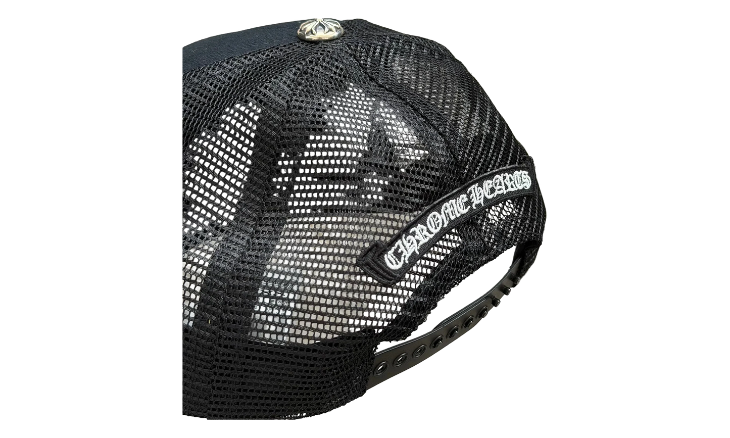 Triple Cross Cemetery Hat Pony Hair "Black" CHRM1753