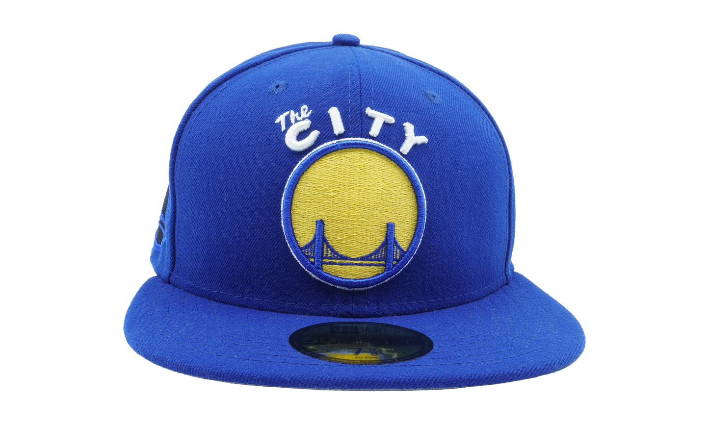 59FIFTY Golden State Warriors Fresh Side Fitted Hat "Royal Blue" NE1112