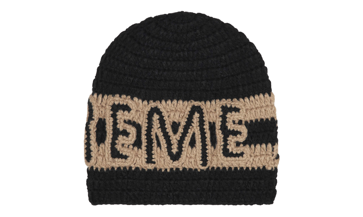 Crochet Logo Beanie "FW25 - Black" SU27869