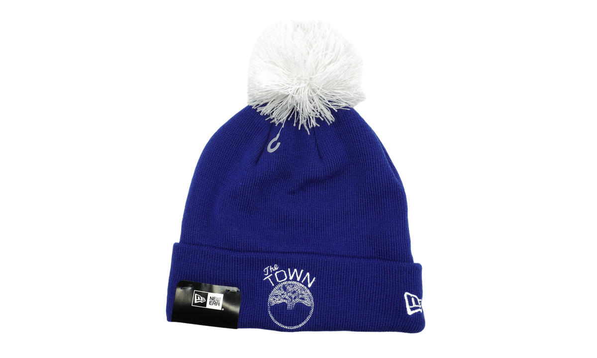 Golden State Warriors Free Throw Beanie "Blue / White - Pom" NE672