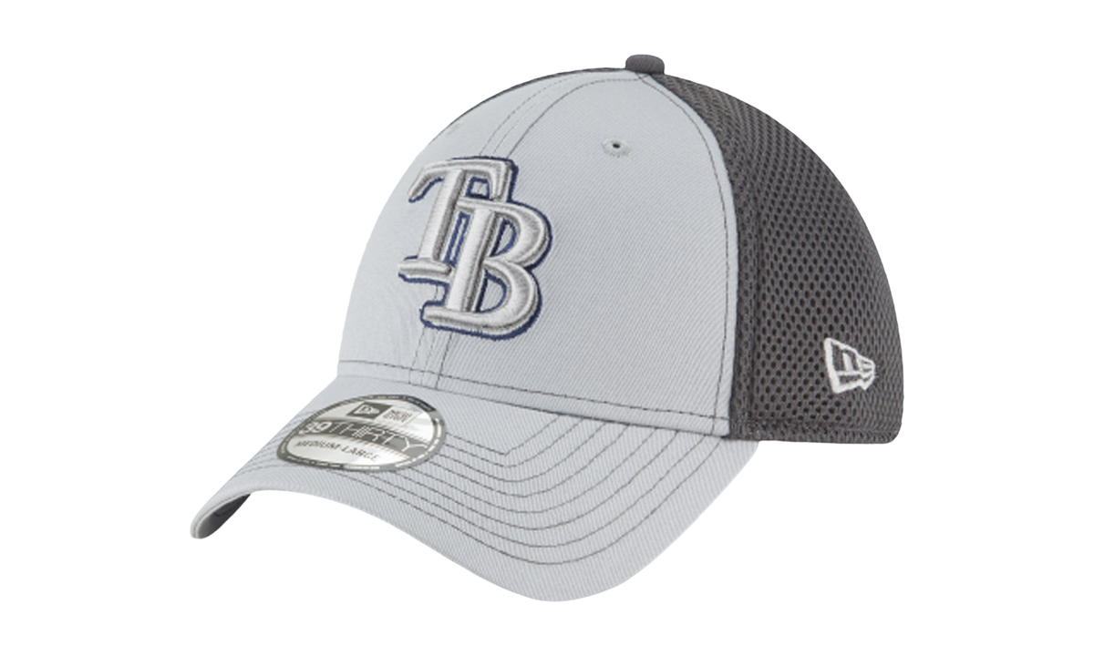 39THIRTY Tampa Bay Rays Neo Flex Fit Hat "Grey" NE663