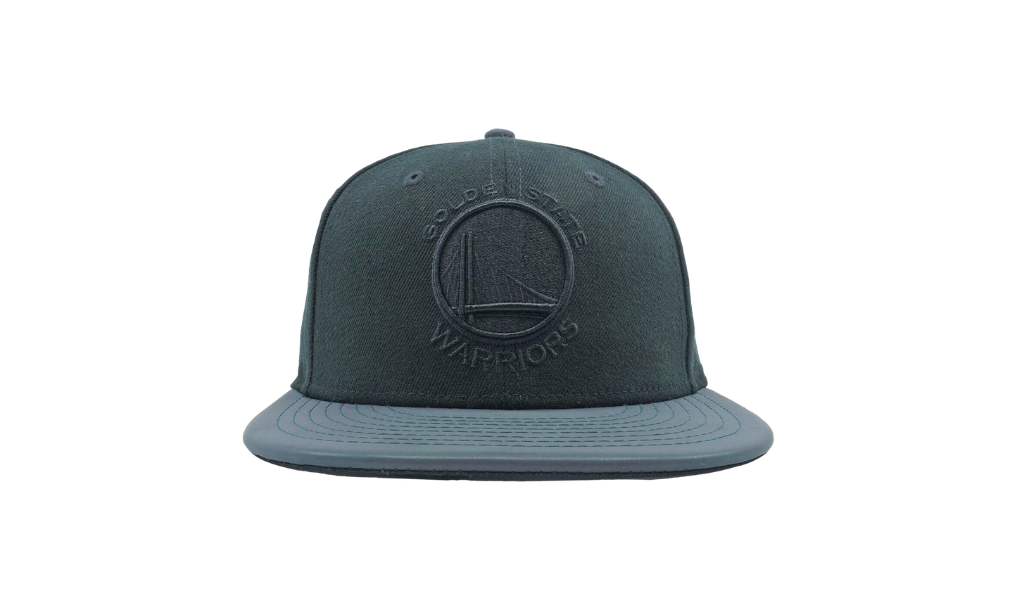 9FIFTY Golden State Warriors Color Switch Snapback Hat "Black / Grey - Brim" NE623