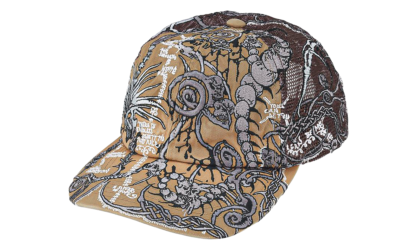 Wombat Embroidered Mesh Back 6-Panel "SS26 - Tan" SU27994