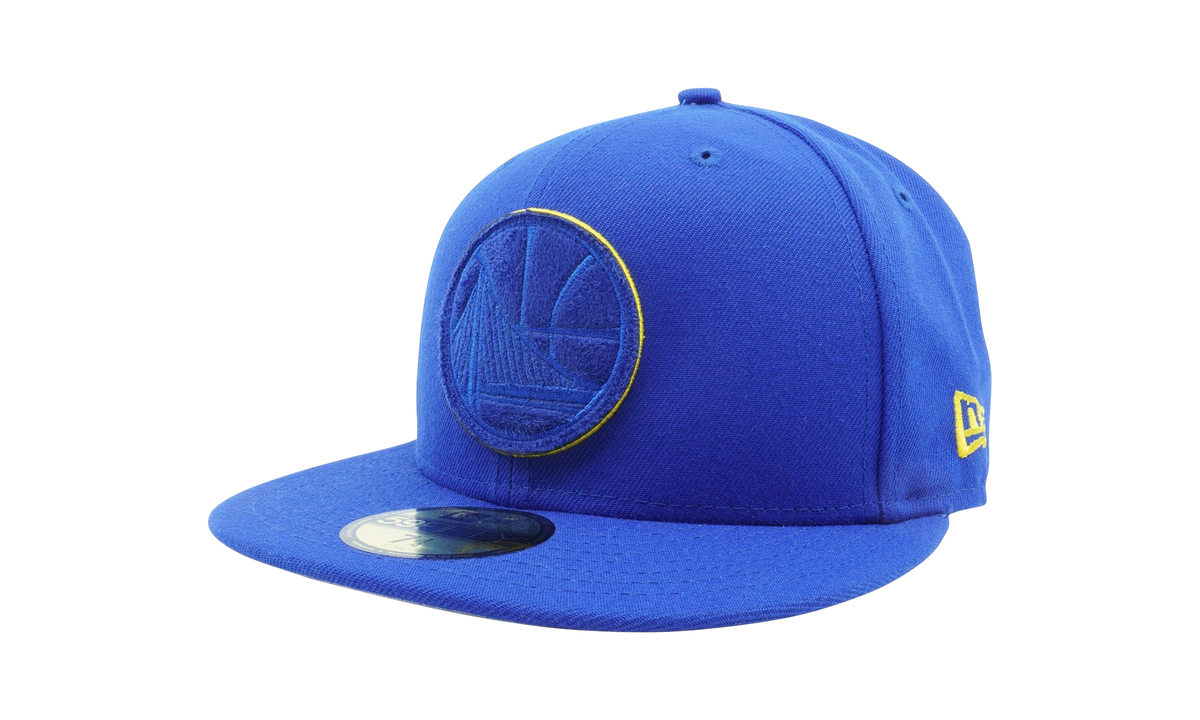59FIFTY Golden State Warriors Suede Patcher Fitted Hat "Blue" NE1150