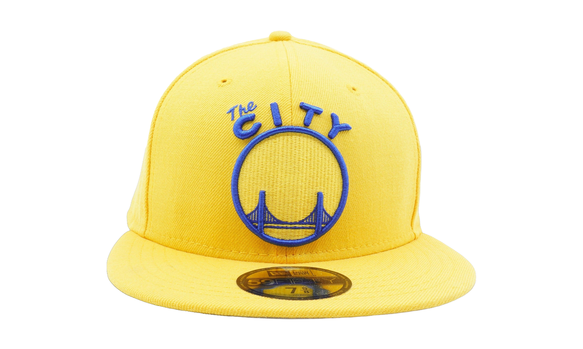 59FIFTY Golden State Warriors Classic Wool Fitted Hat "Yellow / Gray - Under Brim" NE1108