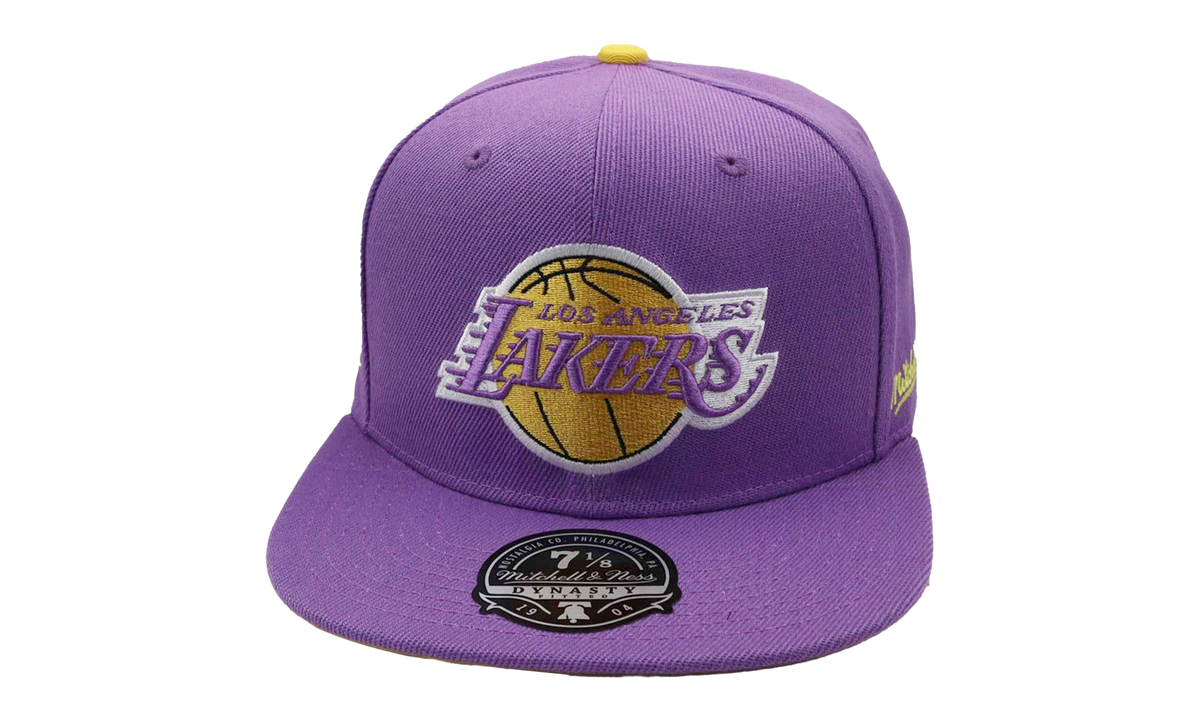 NBA Hardwood Classics Hyperteam Fitted Cap "Los Angeles Lakers - Purple" 6HSFSH21336 LALPURP