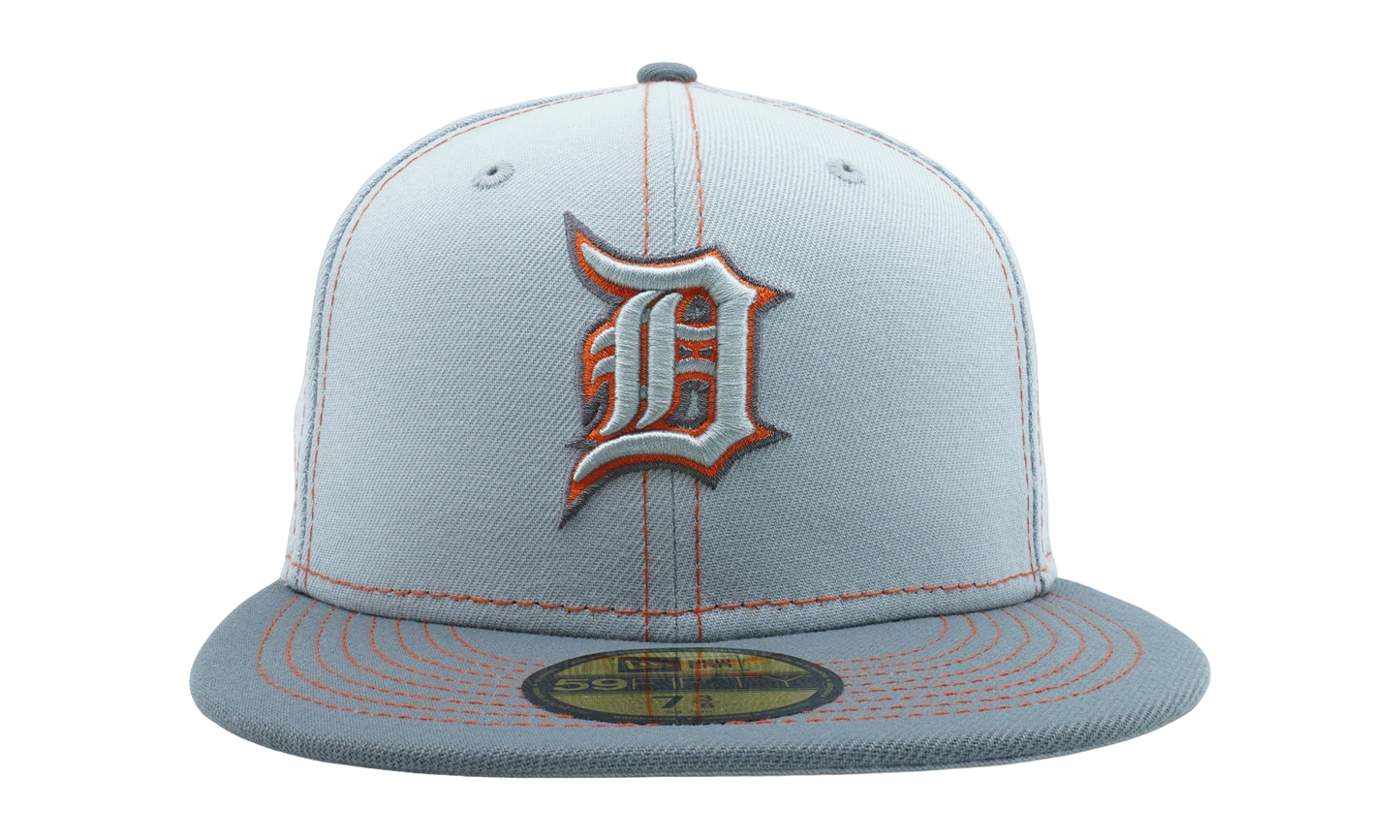 59FIFTY Detroit Tigers Gray Pop Fitted Hat "Gray / Orange - Stitch" NE880