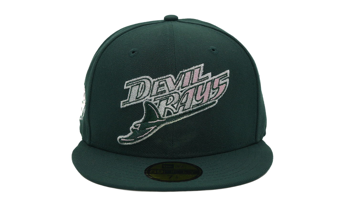 5950 Tampa Bay Rays Fitted Hat "25 Seasons" "Emerald Pink - FRSH Exclusive" NE1214