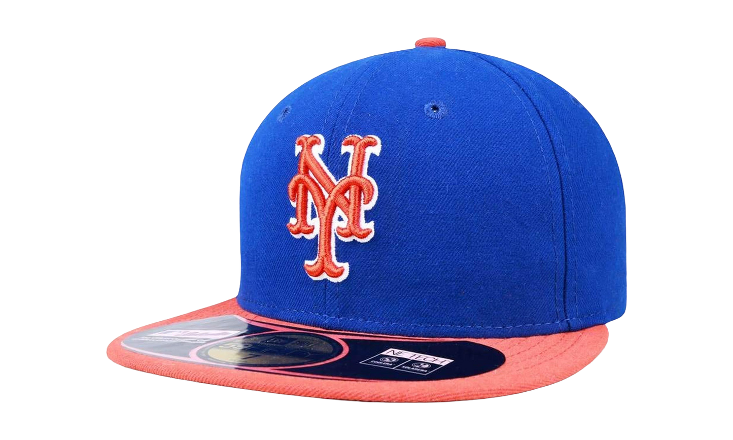 59FIFTY New York Mets Authentic Collection Fitted Hat "Royal Blue / Orange - Brim" NE933