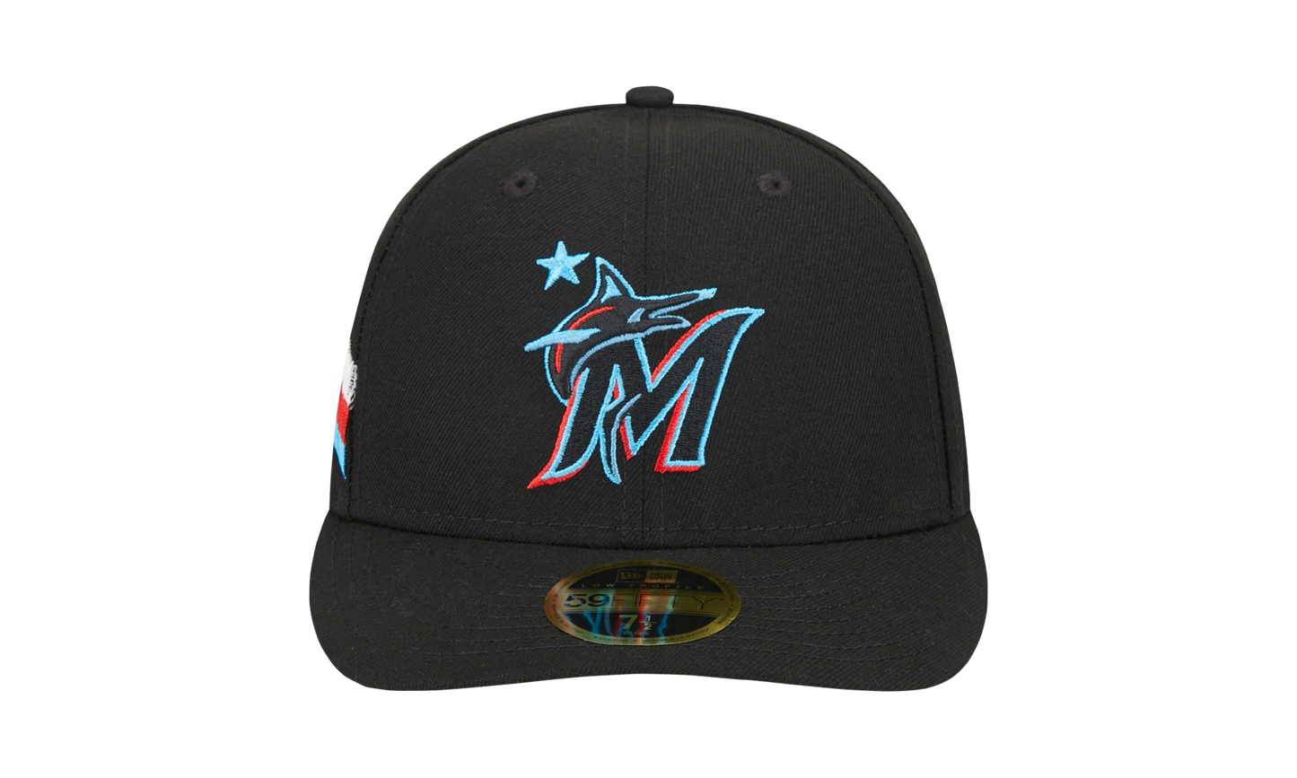 59FIFTY Miami Marlins 2023 All Star Game Workout Fitted Hat "Black / Grey - Under Brim" NE920