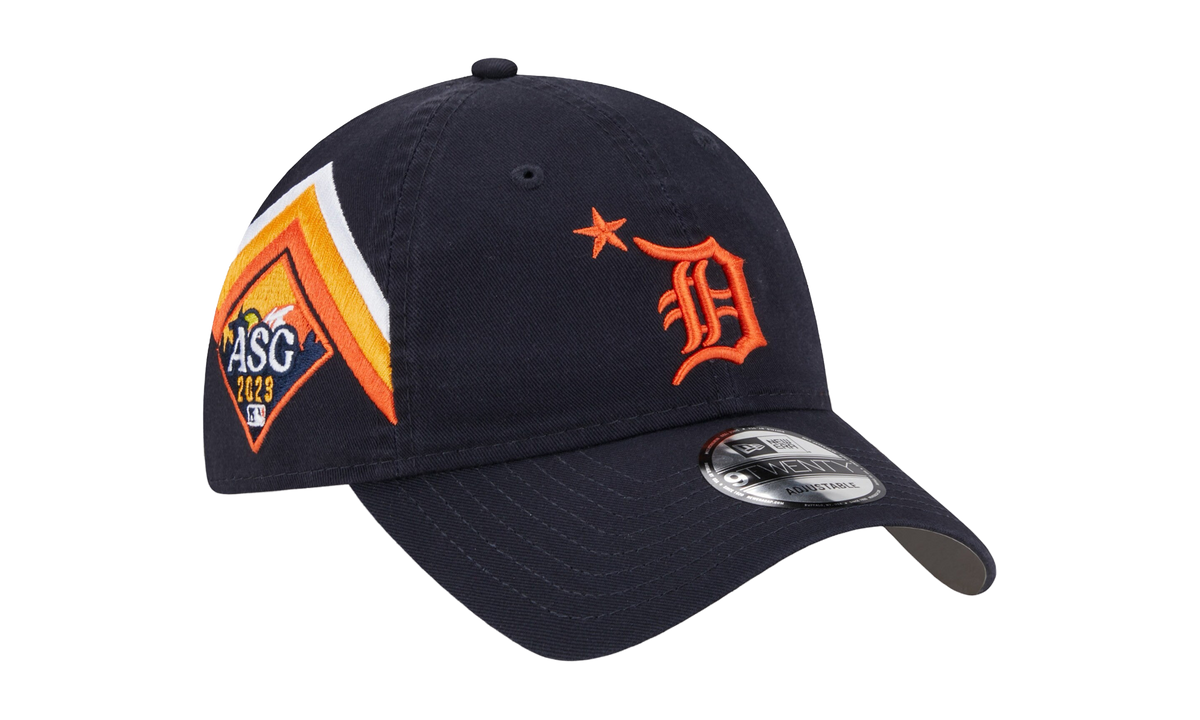 9TWENTY Detroit Tigers 2023 All Star Game Strapback Hat "Navy / Grey - Under Brim" NE921