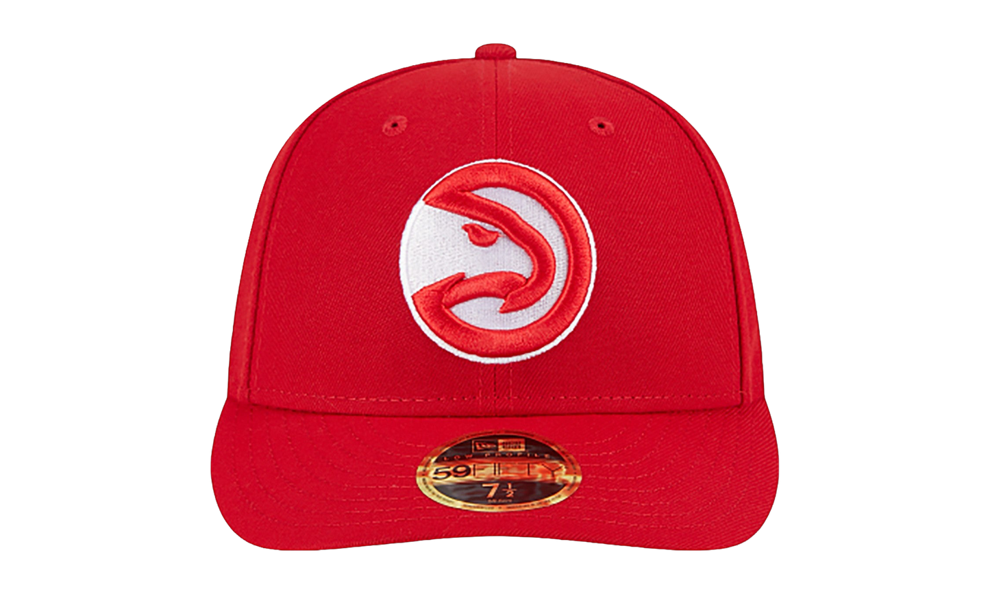 59FIFTY Atlanta Hawks Team Low Profile Fitted Hat "Red - Grey Bim" NE1046