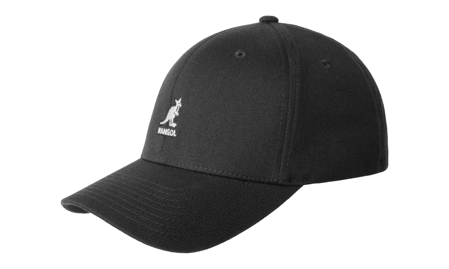 Wool Flexfit Baseball Cap "Black" 8650BC BK001