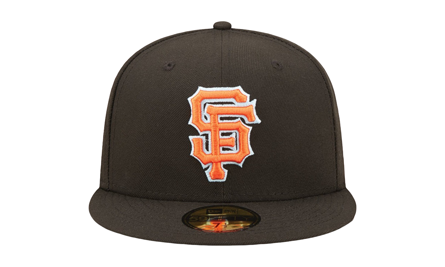 59FIFTY San Francisco Giants 20010 World Series Cloud Under Fitted Hat "Black / Sky Blue Cloud - Under Brim" NE812
